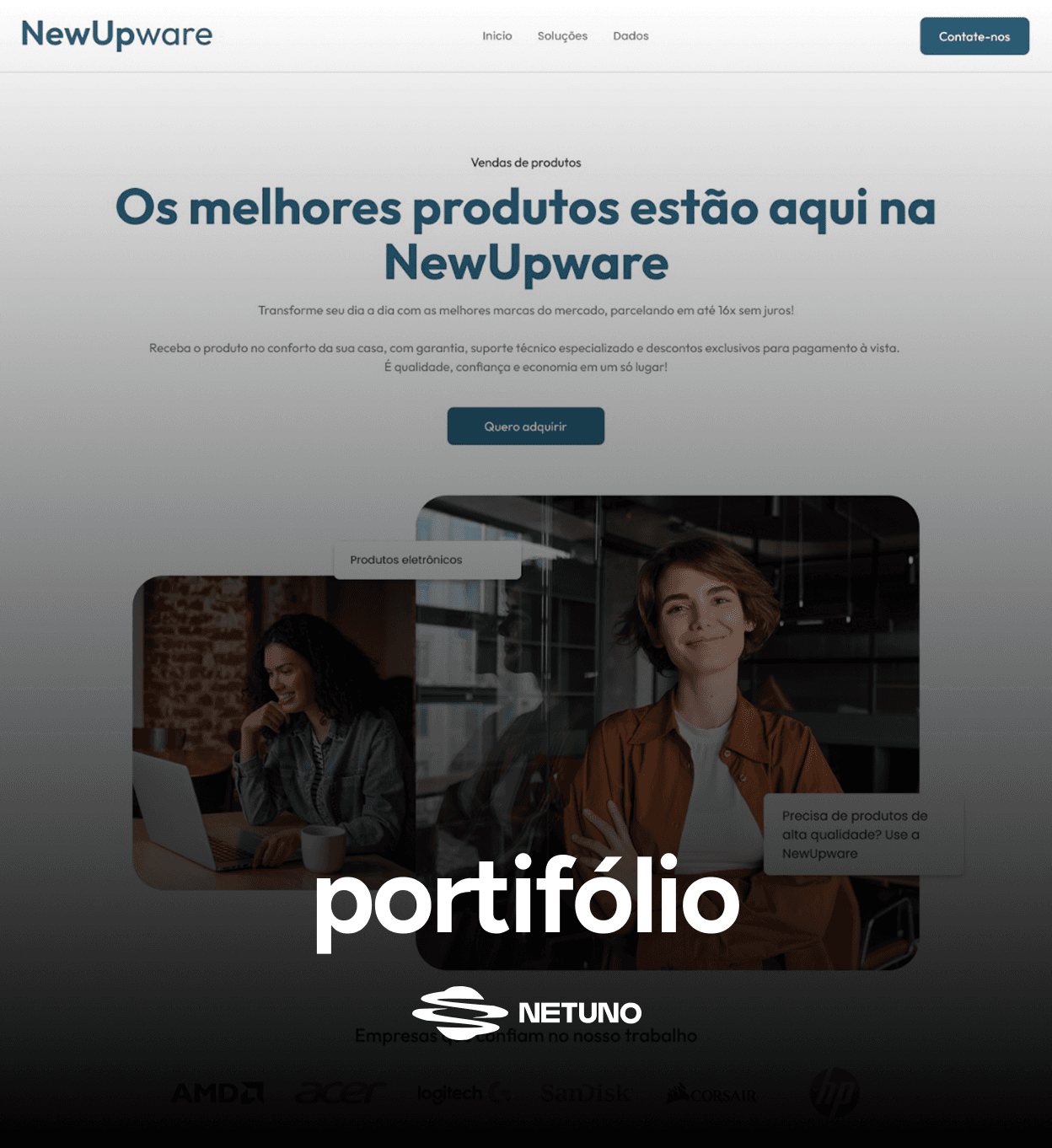 Projeto NewUpware desenvolvido pela Netuno