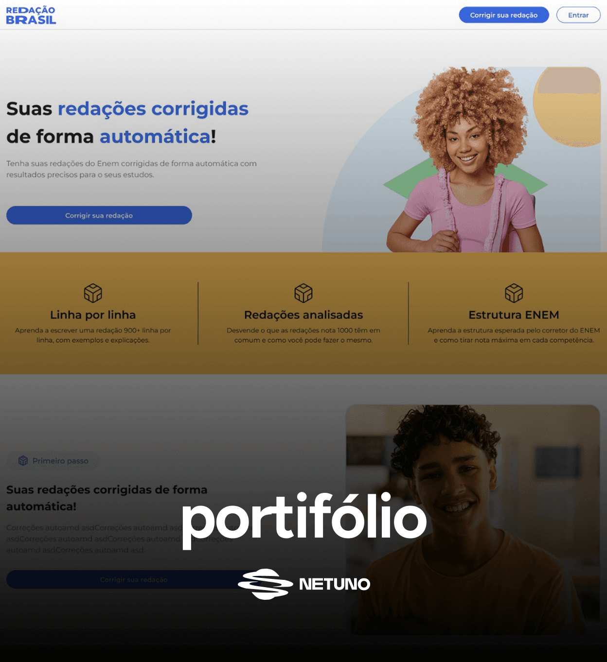 Projeto Redação Brasil desenvolvido pela Netuno